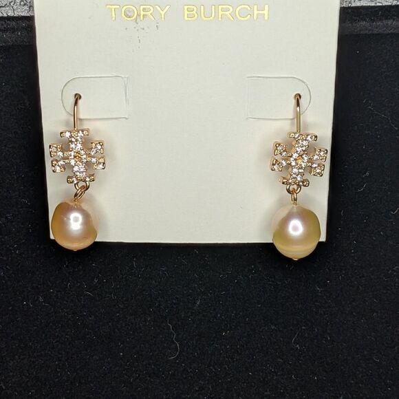 Tory-burch Rose Gold Earrings - Picture 2 of 4
